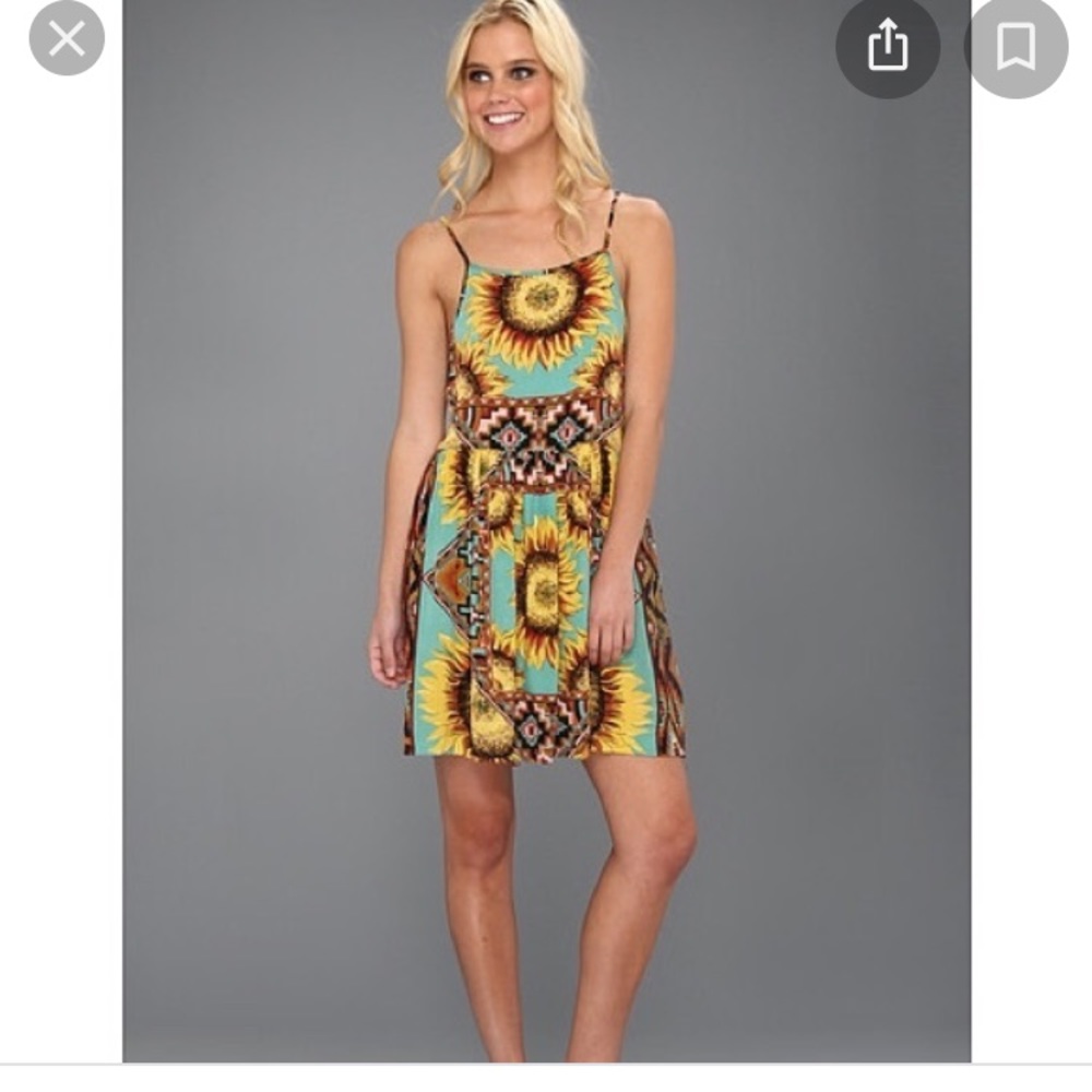 Minkpink Sunflower Tribal Dress